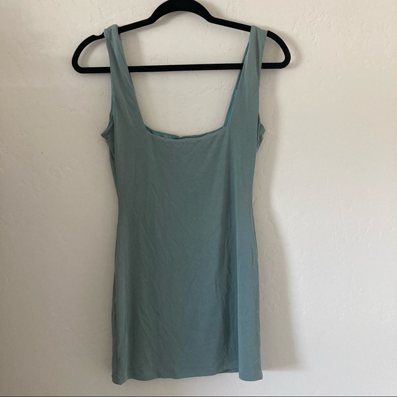 NWOT Privacy Please Modal Mini Dress Seafoam Green - Picture 4 of 12